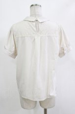 画像3: axes femme POETIQUE / ベルトデザインブラウス M キナリ H-26-10-12-1035-AX-BL-OW-ZH (3)