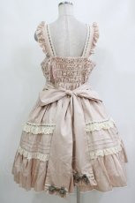 画像3: metamorphose / 【プラスサイズ】はしごレースピンタックフリルジャンパースカート プラスサイズ シナモンピンク(Cinnamon Pink) H-26-10-12-1004-ME-OP-NS-ZH (3)