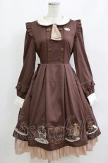 画像1: Amavel / 喫茶アマベルのショコラトリーワンピース Free ブラウン H-26-10-12-1005-CA-OP-NS-ZH (1)