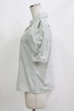 画像2: an another angelus / タックスリーブ衿付きシャツ F MINT GRAY H-26-10-12-1047-CA-BL-YZ-ZH (2)