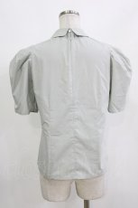 画像3: an another angelus / タックスリーブ衿付きシャツ F MINT GRAY H-26-10-12-1047-CA-BL-YZ-ZH (3)