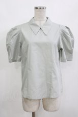 画像1: an another angelus / タックスリーブ衿付きシャツ F MINT GRAY H-26-10-12-1048-CA-BL-YZ-ZH (1)