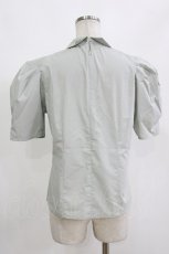 画像3: an another angelus / タックスリーブ衿付きシャツ F MINT GRAY H-26-10-12-1048-CA-BL-YZ-ZH (3)