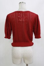 画像3: m petit by misako / AM*スカシニットCD M レッド H-26-10-12-1061-LO-TO-NS-ZH (3)
