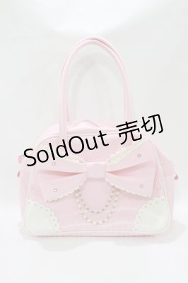 Preview of 宝石リボンボストンBAG  ピンク