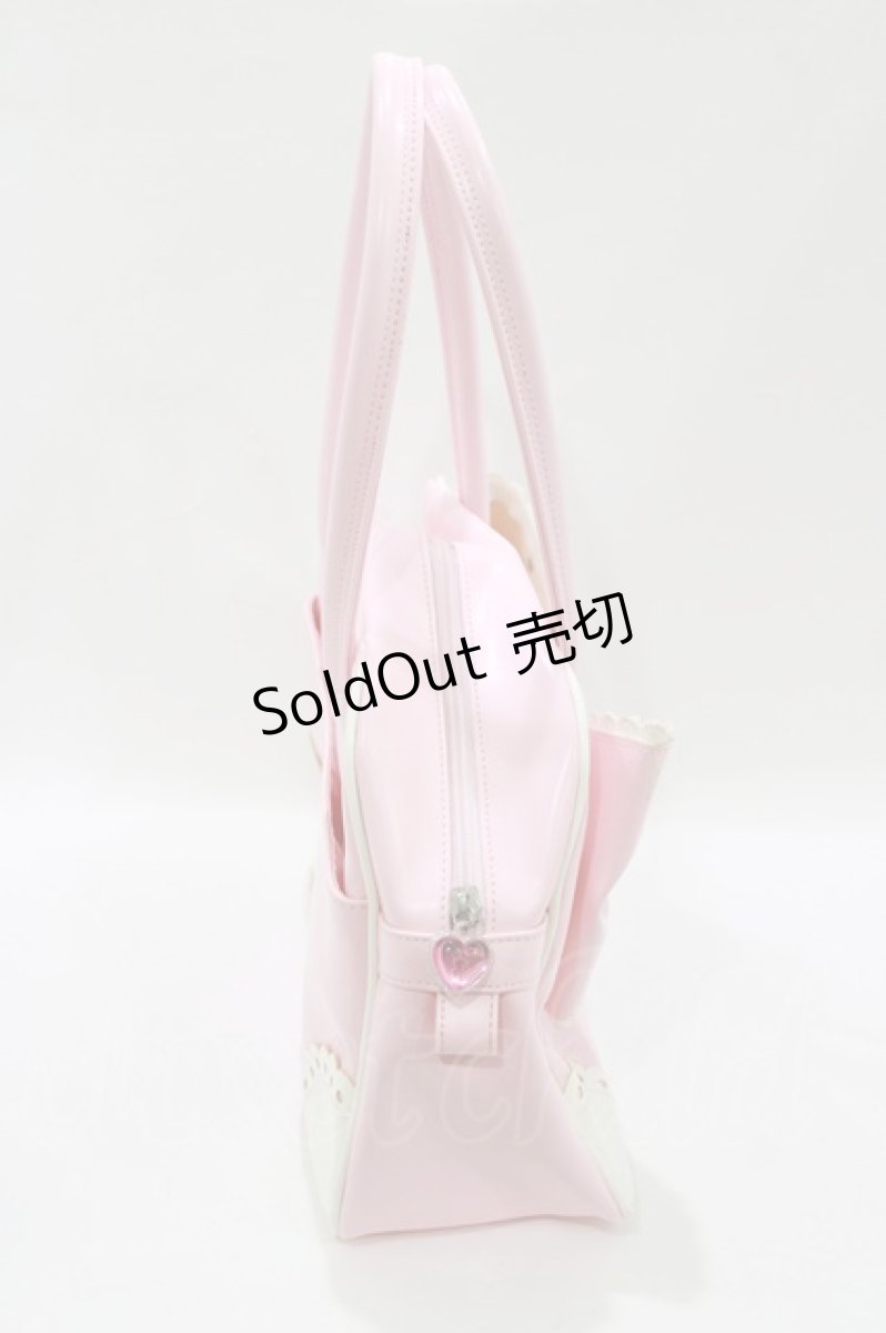 画像2: Angelic Pretty / 宝石リボンボストンBAG  ピンク H-26-10-12-1067-AP-BG-NS-ZH (2)