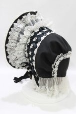 画像2: Charles de Mills / ボンネット  ブラック H-26-10-12-1078-PU-AC-NS-ZH (2)