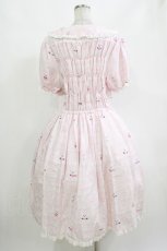 画像3: metamorphose / 【プラスサイズ】ふわふわメレンゲクッキー半袖ワンピース プラスサイズ ピンク H-26-10-12-1001-ME-OP-NS-ZH (3)