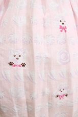 画像4: metamorphose / 【プラスサイズ】ふわふわメレンゲクッキー半袖ワンピース プラスサイズ ピンク H-26-10-12-1001-ME-OP-NS-ZH (4)