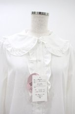 画像3: m petit by misako / AM マルエリフリルブラウス S 白 H-26-10-12-057-LO-BL-NS-ZH (3)