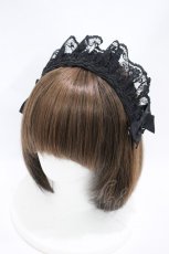画像1: Anges et Demons / ヘッドドレス  ブラック H-26-10-12-006-GO-AC-NS-ZH (1)