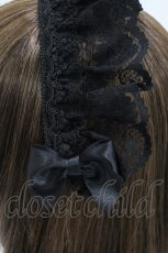 画像3: Anges et Demons / ヘッドドレス  ブラック H-26-10-12-006-GO-AC-NS-ZH (3)