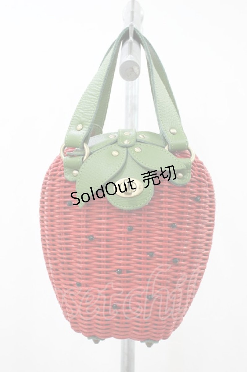 画像1: Emily Temple cute / いちごBAG  レッド H-26-10-12-028-ET-BG-NS-ZH (1)