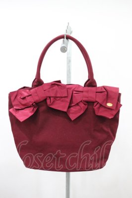Preview of シャンタンリボン付Bag  レッド