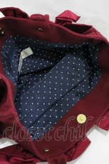 画像2: Leur Getter / シャンタンリボン付Bag  レッド H-26-10-12-029-LU-BG-NS-ZH (2)