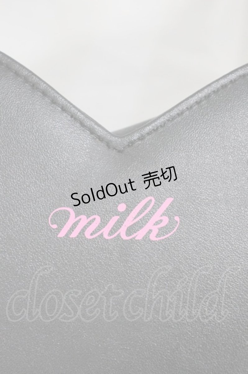 画像2: MILK / ハートバッグ  ブラック H-26-10-12-030-ML-BG-NS-ZH (2)