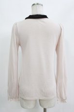 画像3: axes femme / ボウタイブラウス風プルオーバー M ベージュ H-26-10-13-1051-AX-TO-AS-ZH (3)