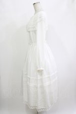 画像2: merry jenny / airy lace collarワンピース Free 白 H-26-10-13-1001-LO-OP-NS-ZH (2)