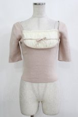 画像1: ANDMARY / Mew frill tops Free ピンク H-26-10-13-1068-LO-TO-NS-ZH (1)