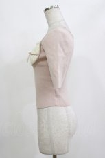 画像2: ANDMARY / Mew frill tops Free ピンク H-26-10-13-1068-LO-TO-NS-ZH (2)