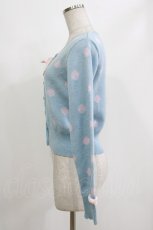 画像2: Angelic Pretty / お嬢様のドットニットカーディガン Free サックス H-26-10-13-1071-AP-TO-NS-ZH (2)