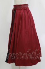 画像2: axes femme / チャイナ風刺繍スカート Free ワイン H-26-10-13-1009-AX-SK-SZ-ZH (2)