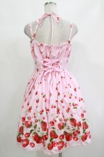 画像3: metamorphose / BERRY STRIPE サンドレス Free ピンク H-26-10-13-1013-ME-OP-NS-ZH (3)