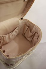 画像3: Etoile Miel / Misa/スワン刺繍バニティバッグ  ピンク H-26-10-13-033-LO-BG-NS-ZH (3)