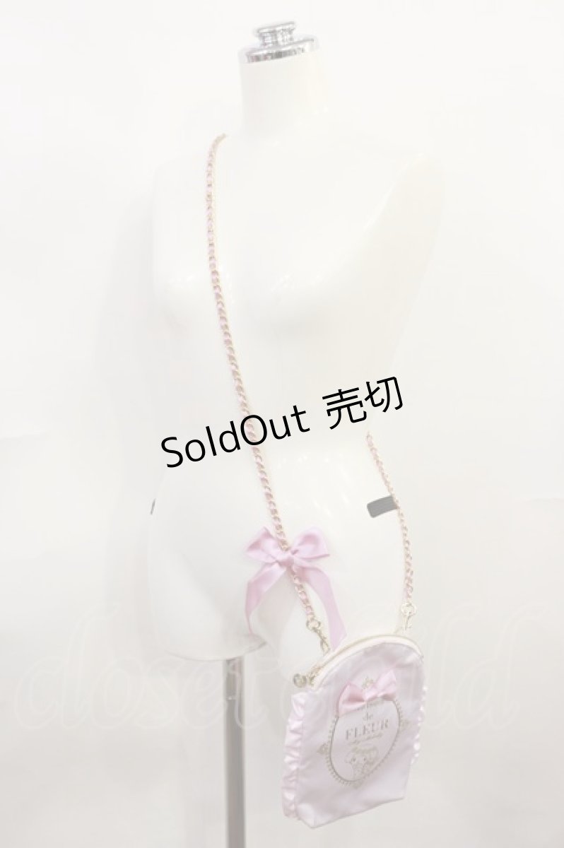 画像1: Maison de FLEUR / マイメロディモバイルショルダーバッグ  ピンク H-26-10-13-035-LO-BG-NS-ZH (1)