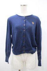 画像1: Jane Marple / アニバーサリークラウンカーディガン M ネイビー H-26-10-14-030-JM-TO-AK-ZH (1)