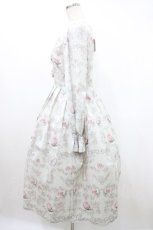 画像2: Melody BasKet / Rococo Roseトリプルリボンワンピース M アイボリー H-26-10-14-003-LO-OP-AK-ZH (2)