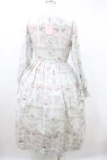 画像3: Melody BasKet / Rococo Roseトリプルリボンワンピース M アイボリー H-26-10-14-003-LO-OP-AK-ZH (3)