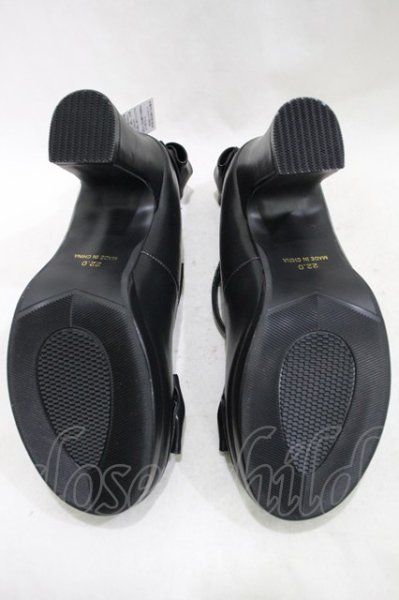 Lococo×byあしながおじさん / My Ribbon Shoes 22cm ブラック H-26-10