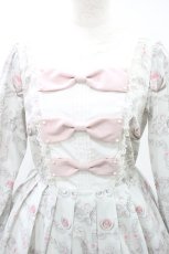 画像4: Melody BasKet / Rococo Roseトリプルリボンワンピース M アイボリー H-26-10-14-003-LO-OP-AK-ZH (4)
