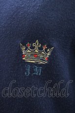 画像3: Jane Marple / クラウンエンブロイダリーのカーディガン（2017年） M ネイビー H-26-10-14-1039-JM-TO-AK-ZH (3)