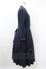 画像3: Jane Marple / Royalモチーフembroideryドレス M ネイビー H-26-10-14-1005-JM-OP-AK-ZH (3)