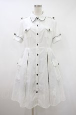 画像1: 海外LOLITA / 戦士の誓いワンピース L シロ H-26-10-14-1011-LO-OP-IG-ZH (1)
