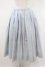 画像1: Jane Marple Dans Le Salon / Cotton linen cloth quatre tuck skirt M サックス H-26-10-14-1021-JM-SK-AK-ZH (1)