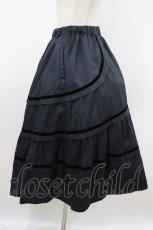 画像2: Jane Marple / コットンギャバジンリボントリミングスカート M ネイビー H-26-10-14-009-JM-SK-AK-ZH (2)