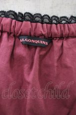 画像3: ALGONQUINS / レイヤードアシメスカート F 赤×黒 H-26-10-14-013-AL-SK-AK-ZH (3)
