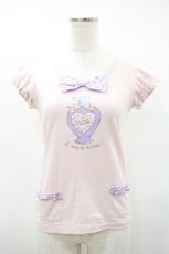 画像1: MILK / パフュームプリントパフT  ピンク H-26-10-14-018-ML-TS-AK-ZH (1)