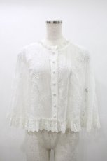 画像1: ATELIER PIERROT / レースケープ  白 H-26-10-14-023-EL-JA-AK-ZH (1)