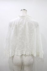 画像2: ATELIER PIERROT / レースケープ  白 H-26-10-14-023-EL-JA-AK-ZH (2)