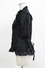 画像2: BABY,THE STARS SHINE BRIGHT / TRUMP ALICEの立ち衿ブラウス Free ブラック H-26-10-15-039-BA-BL-NS-ZH (2)