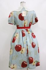 画像3: Emily Temple cute / Apple Stampワンピース M ブルー H-26-10-15-054-ET-OP-NS-ZH (3)