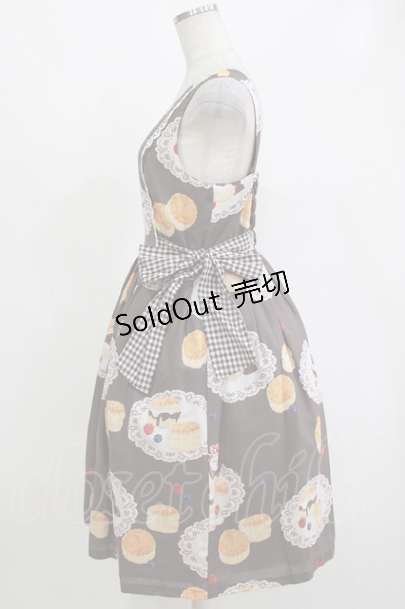画像2: Emily Temple cute / milk sconeノースリーブワンピース M ブラウン H-26-10-15-063-ET-OP-NS-ZH (2)