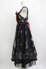 画像2: Royal Princess Alice / Little Red Riding Hood Tarot 赤ずきんのタロット ・粟木こぼねコラボ ペプラム付きドレス Free ブラック H-26-10-15-007-LO-OP-NS-ZH (2)