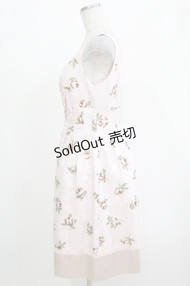 画像2: JESUS DIAMANTE / JAPONドールワンピース 42 バルドー薔薇ピンク H-26-10-15-018-JE-OP-NS-ZH (2)