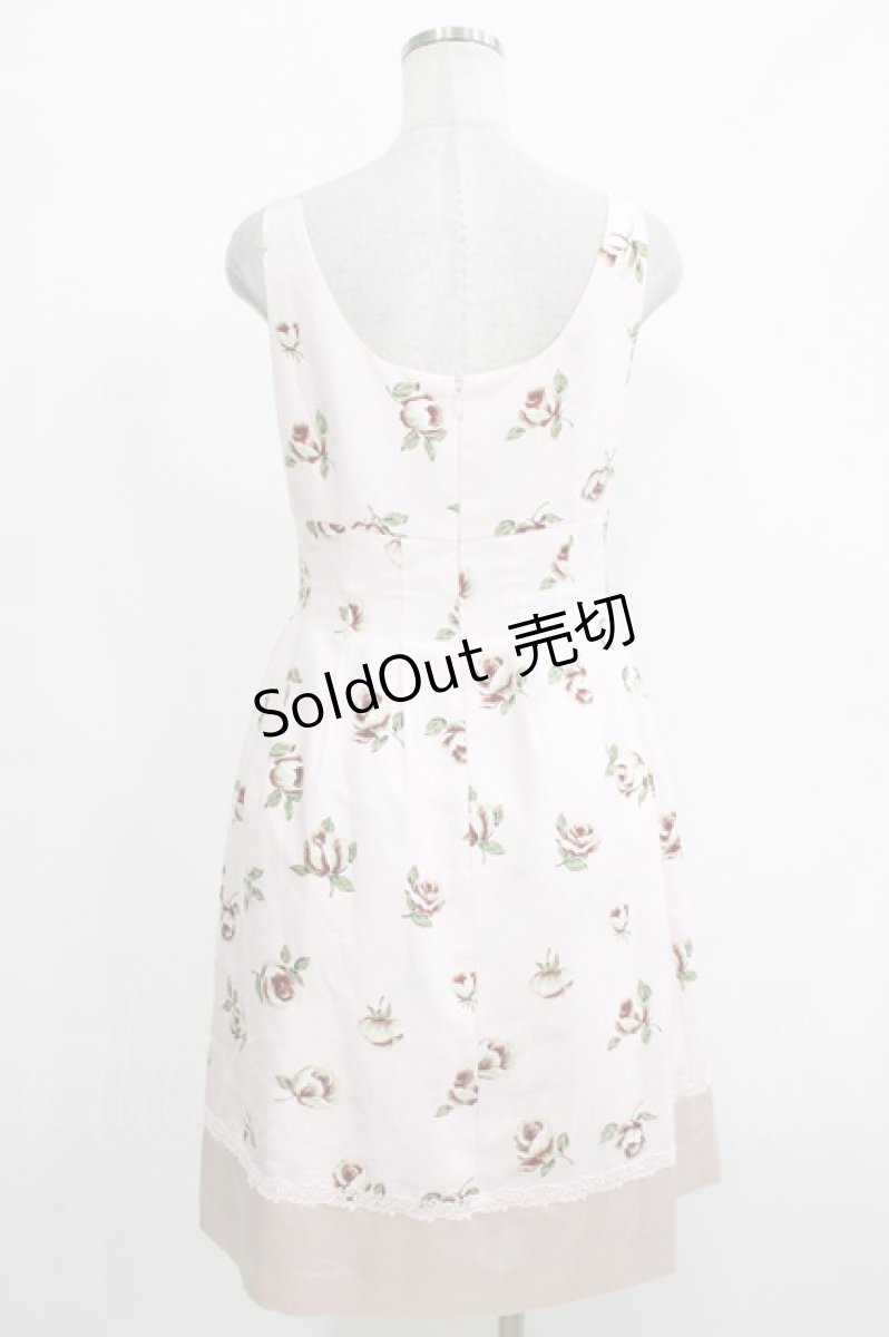 画像3: JESUS DIAMANTE / JAPONドールワンピース 42 バルドー薔薇ピンク H-26-10-15-018-JE-OP-NS-ZH (3)