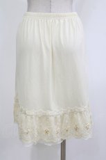 画像3: axes femme / レース重ねペチスカート M 生成り H-26-10-15-020-AX-SK-NS-ZH (3)